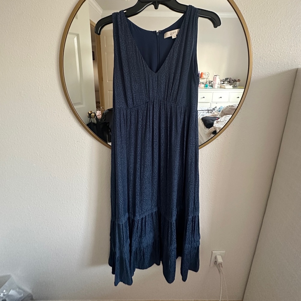 Blue loft dress